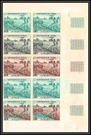 93442b Tchad N°270 Agriculture Attelée Tobacco Animal Traction Essai Proof Non Dentelé Imperf ** MNH Bloc 10  - Ciad (1960-...)