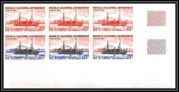 93409 Nouvelle-Calédonie N°485 Saint Antoine Voilier Sailboat Ship Bateau Bloc 6 Essai Proof Non Dentelé Imperf ** MNH - Unused Stamps