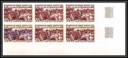 93377 Haute Volta N°276 élevage 1972 Vaches Caws Bull Livestock Bloc 6 Essai Proof Non Dentelé Imperf ** MNH - Food