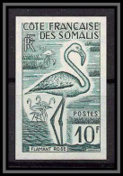 93346 Cote Française Des Somalis N°297 Flamant Rose Flamingo Oiseaux (birds) Essai Proof Non Dentelé Imperf ** MNH - Nuovi