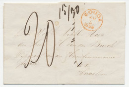 Moordrecht 1858 - Irregulair Briefvervoer Langs Spoorwegen - Briefe U. Dokumente