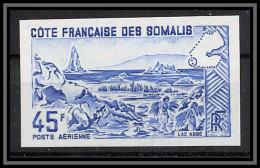 93338 Cote Française Des Somalis PA N°43 Lac Abbé Lake Essai Proof Non Dentelé Imperf ** MNH - Unused Stamps