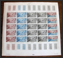 93032 Cote Française Des Somalis PA N°30 Centenaire Obock 1962 Essai Proof Non Dentelé Imperf ** MNH Feuille Sheet - Unused Stamps