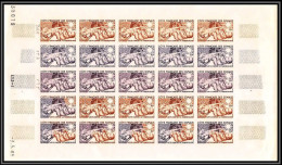 93025 Cote Française Des Somalis 324 Tuberculose Tuberculosis Essai Color Proof Non Dentelé Imperf ** MNH Feuille Sheet - Unused Stamps