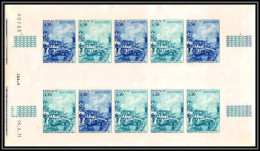 93020 Monaco N°887 Unesco Sauvegarde De Venise Venice Canaletto Essai Proof Non Dentelé ** (MNH Imperf) Feuille Sheet - Unused Stamps