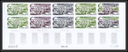 92930b Monaco N°1119 Ernest Guglielminetti Groudron Asphalt Macadam Essai Proof Non Dentelé ** MNH Imperf Bloc 10 Daté - Unused Stamps