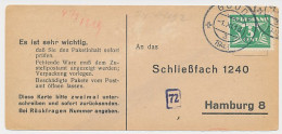 Gouda - Hamburg Duitsland 1943 - Liebesgabenpaket - Unclassified