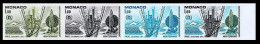 92927d Monaco N°1117 Protection De L'environnement Pollution Essai Proof Non Dentelé ** MNH Imperf Bande De 5 Strip - Unused Stamps