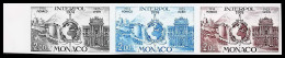 92926h Monaco N°966 Police INTERPOL WIEN 1974 BANDE 3 Strip Essai (proof) Non Dentelé Imperf ** MNH Autriche Austria  - Ungebraucht