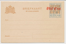 Briefkaart G. 141 II - Postwaardestukken
