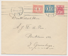 Envelop G. 20 / Bijfrankering Leiden - S Gravenhage 1920 - Entiers Postaux