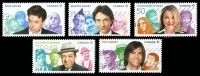 Canada (Scott No.2773-77 - Célèbres Humoristes Canadiens / Great Canadian Comedians) (o) Série / Set - Usados