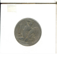 1 KORUNA 1924 CZECHOSLOVAKIA Coin #AS515.U.A - Tsjechoslowakije