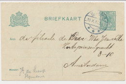 Briefkaart G. 90 B II Ilpendam - Amsterdam 1917 - Postal Stationery