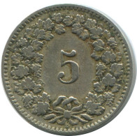 5 RAPPEN 1912 B SWITZERLAND Coin HELVETIA #AD930.2.U.A - Other & Unclassified