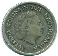 1/10 GULDEN 1959 NIEDERLÄNDISCHE ANTILLEN SILBER Koloniale Münze #NL12243.3.D.A - Niederländische Antillen
