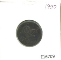 1790 UTRECHT VOC DUIT NIEDERLANDE OSTINDIEN Koloniale Münze #E16709.8.D.A - Niederländisch-Indien