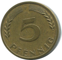 5 PFENNIG 1950 F WEST & UNIFIED GERMANY Coin #AD865.9.U.A - 5 Pfennig