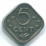 5 CENTS 1980 NIEDERLÄNDISCHE ANTILLEN Nickel Koloniale Münze #S12325.D.A - Antilles Néerlandaises