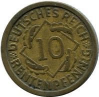 10 RENTENPFENNIG 1924 J ALEMANIA Moneda GERMANY #DB935.E.A - 10 Rentenpfennig & 10 Reichspfennig