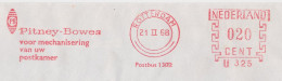 Meter Cover Netherlands 1968 Pitney Bowes - Universal - Rotterdam - Machine Labels [ATM]