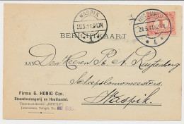 Firma Briefkaart Koog Zaandijk 1911 - Stoomhoutzagerij - Zonder Classificatie