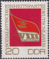 1971 DDR ** Mi:DD 1679, Sn:DD 1304, Yt:DD 1368, Parteitag Der SED (ll) - Unused Stamps