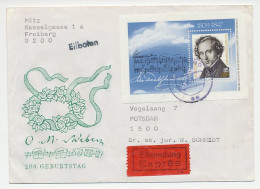Express Cover Germany / DDR 1988 Felix Mendelssohn Bartholdy - Composer - Musique