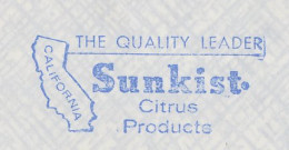 Meter Cover USA 1960 Citrus Products - Sunkist - California - Fruit