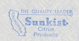 Meter Cover USA 1960 Citrus Products - Sunkist - California - Frutta