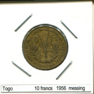 10 FRANCS CFA 1959 WESTERN AFRICAN STATES (BCEAO) Coin #AS346.U.A - Otros – Africa