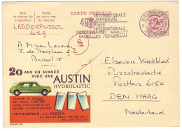 Publibel - Postal Stationery Belgium 1967 Car - Austin - Voitures