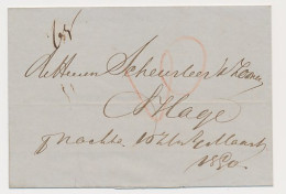 Amsterdam - Den Haag 1850 - Nacht Diligence Koens - ...-1852 Prephilately