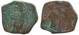 CONSTANTINE X AE FOLLIS CONSTANTINOPLE 8.1g/28mm BYZANTINE Moneda #SAV1041.10.E.A - Byzantines