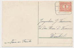 Treinblokstempel : Hoorn - Medemblik III 1918 - Zonder Classificatie