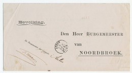 Naamstempel Eext 1882 - Lettres & Documents