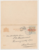 Briefkaart G. 141 II Edam - Amsterdam 1921 5.00 - Postwaardestukken