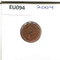 1 EURO CENT 2004 FRANCE Coin #EU094.U.A - France