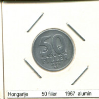 50 FILLER 1967 HONGRIE HUNGARY Pièce #AS505.F.A - Ungheria