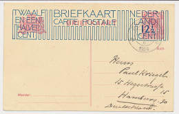 Briefkaart G. 203 I Groningen - Hamburg Duitsland 1924 - Postwaardestukken