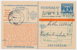 Spoorwegbriefkaart G. NS269 D - Locaal Te Amsterdam 1944 - Entiers Postaux