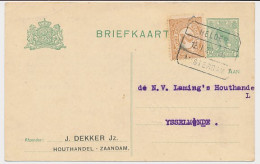 Treinblokstempel : Helder - Amsterdam B1 1920 ( Zaandam ) - Zonder Classificatie