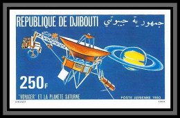 93957e Djibouti PA Yt N°146 Voyager Saturn Planet Espace Space 1980 Non Dentelé Imperf ** MNH  - Africa