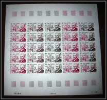 93917 Wallis Et Futuna PA N°127 Alfred Nobel Chimiste Chemist Essai Proof Non Dentelé Imperf ** MNH Feuille Sheet - Imperforates, Proofs & Errors