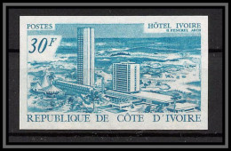 93864h Cote D'ivoire N°285 Hotel Ivoire Essai Proof Non Dentelé Imperf ** MNH - Hotels- Horeca