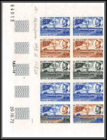 93811/ Cote D'ivoire N°343 Institut Pasteur 1972 Bloc 10 Coin Daté Essai Proof Non Dentelé Imperf ** MNH - Ivory Coast (1960-...)