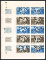 93791/ Cote D'ivoire N°331 Technical Education Enseignement Technique 1972 Bloc 10 Coin Daté Essai Proof Non Dentelé ** - Côte D'Ivoire (1960-...)
