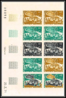 93767/ Cote D'ivoire N°311 Journée Du Timbre 1971 Voiture (Cars) Stamp's Day Bloc 10 Coin Daté Essai Proof Non Dentelé  - Côte D'Ivoire (1960-...)