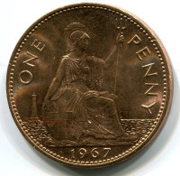 PENNY 1967 UK GBAN BRETAÑA GREAT BRITAIN Moneda UNC #W11012.E.A - D. 1 Penny