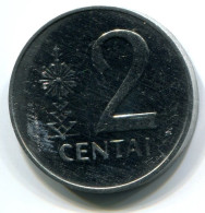2 CENTAI 1991 LITUANIA LITHUANIA UNC Moneda #W10808.E.A - Lituania